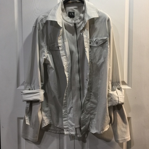 A\X Armani Exchange Long Sleeve Button up - Picture 4 of 7